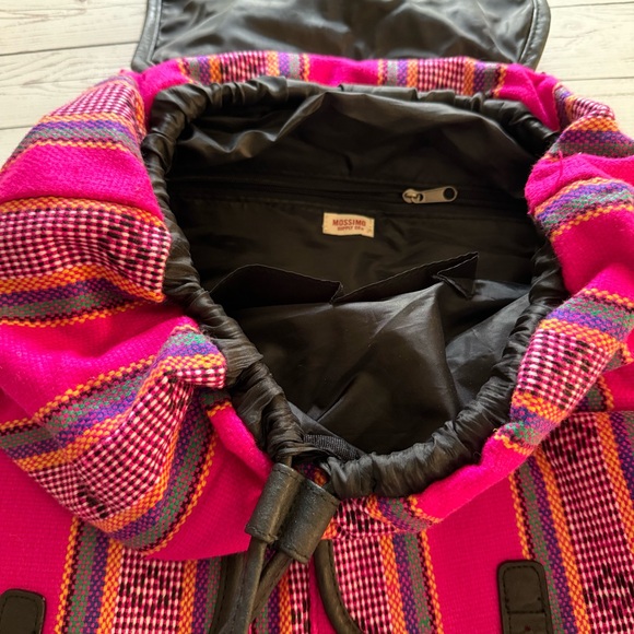 Pink Striped Backpack - Picture 5 of 5